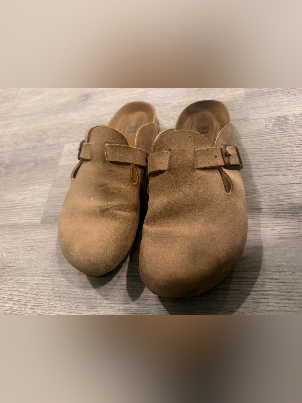 Women Size 9 Browns Boston Soft Footbed Suede Clogs - Gently Used - Picture 3 of 7